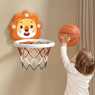 MINI CARTOON ANIMAL BASKETBALL SET